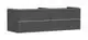Hansgrohe-HG-Xelu-Q-Waschtischunterschrank-Diamantgrau-Matt-1560-550-mit-4-Schubkaesten-fuer-Konsolen-mit-Aufsatzwaschtisch-Mattweiss-54091700 gallery number 1
